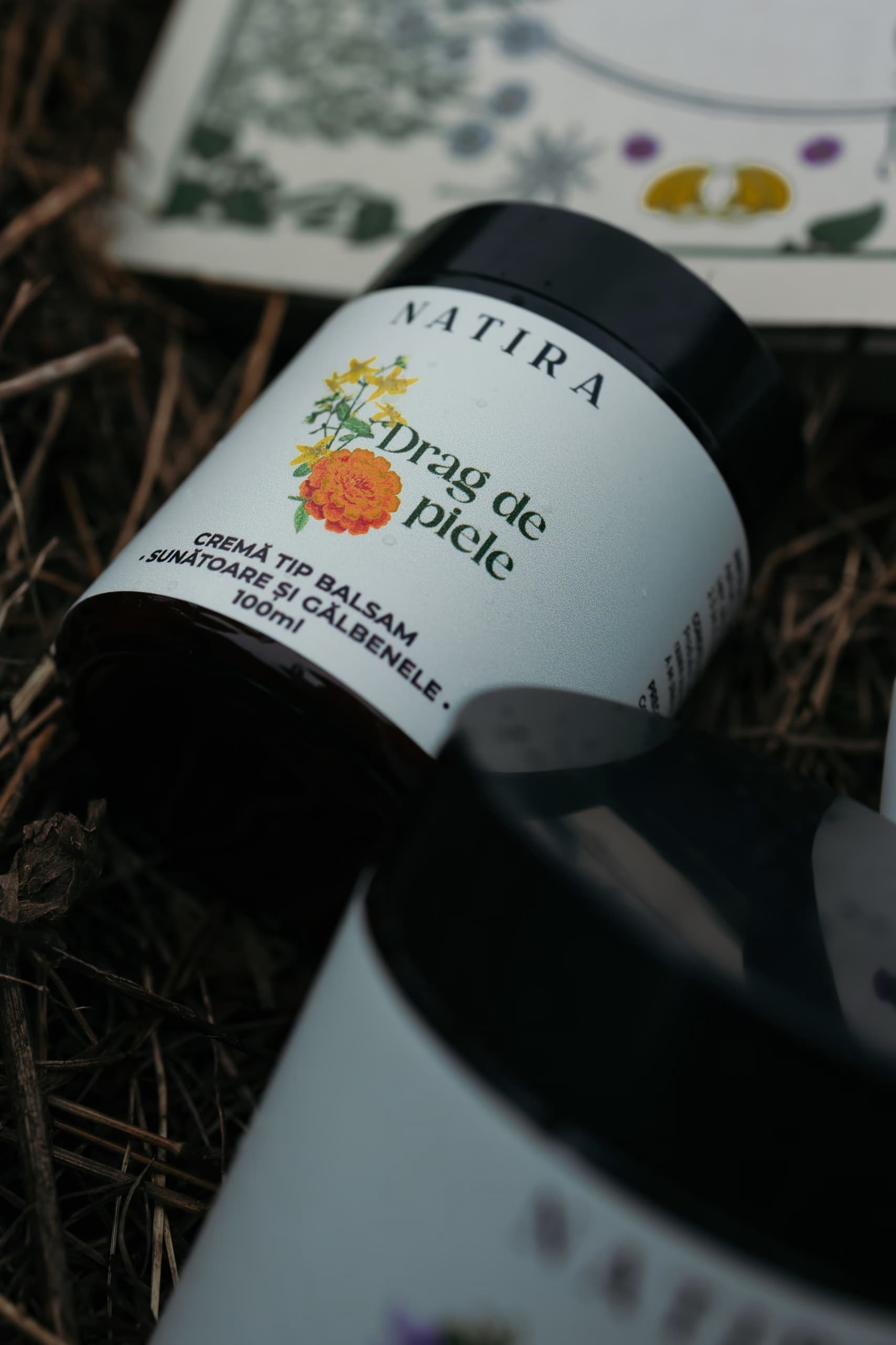 DRAG DE PIELE – Cremă tip balsam cu Sunătoare și Gălbenele